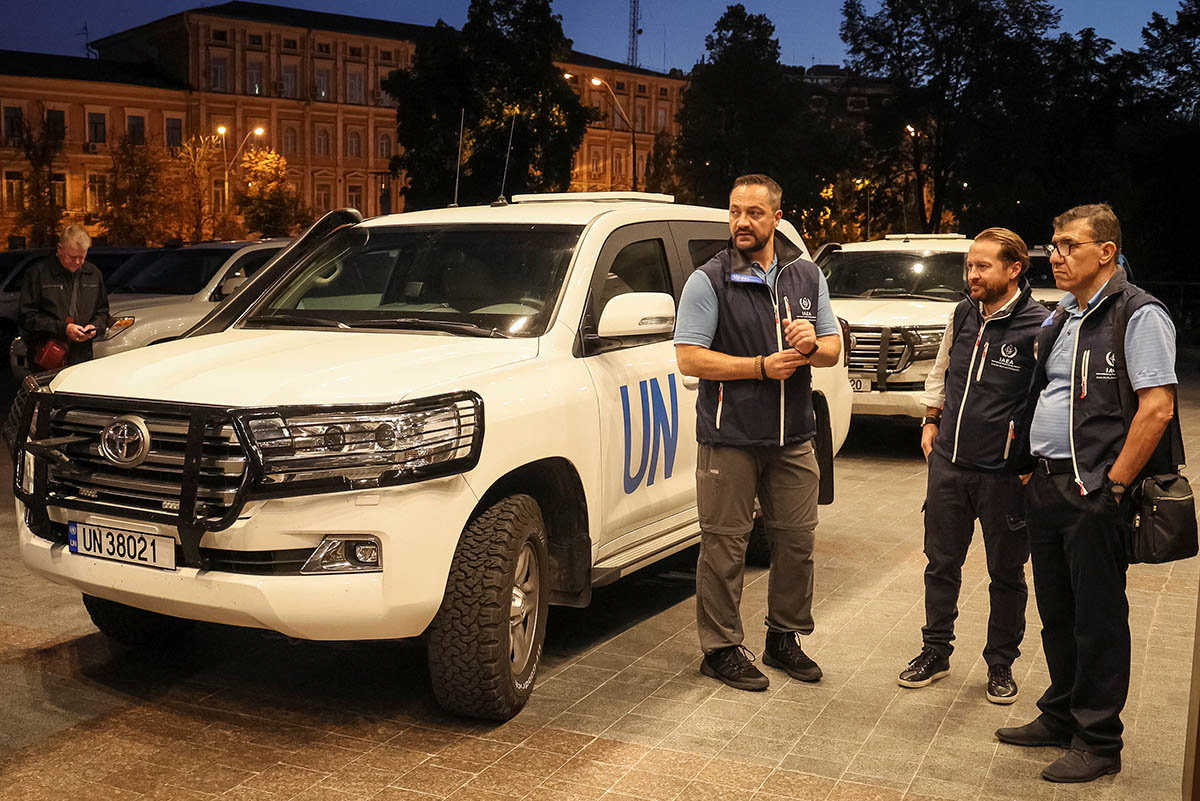 Big IAEA campaign, or it was in Kherson Big IAEA campaign, or it was in Kherson