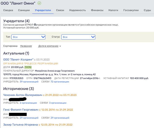 Tikhonov lit up with "Lanit": did Philip Gens "cover up" with the deceased? Tikhonov lit up with "Lanit": did Philip Gens "cover up" with the deceased?