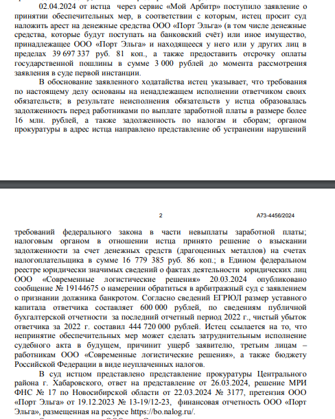Avdolyan's debt pit: Elga port threatened with bankruptcy Avdolyan's debt pit: Elga port threatened with bankruptcy