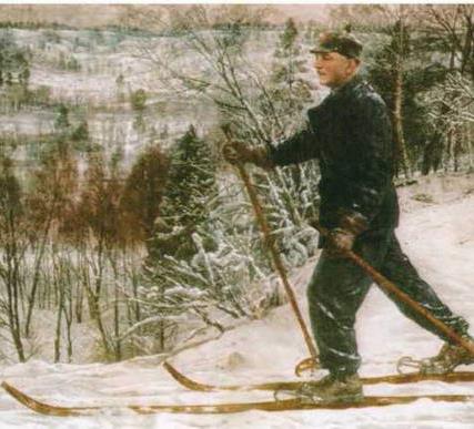Voroshilov's ski track was passed across Zelensky Voroshilov's ski track was passed across Zelensky