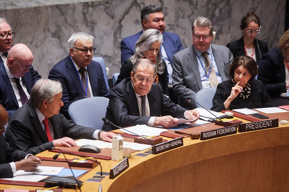 Lavrov "centered" UN countries Lavrov "centered" UN countries