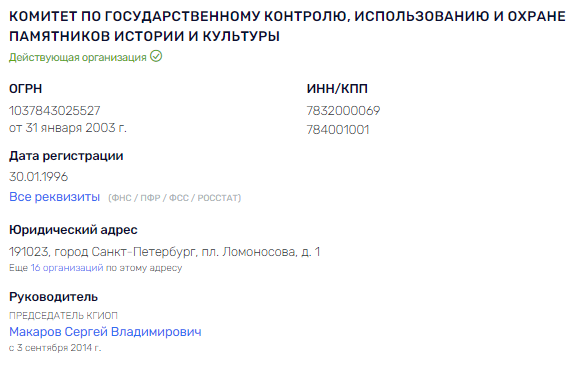 Makarov "put" on KGIOP Makarov "put" on KGIOP