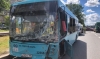 В ДТП с участием трех автобусов на юге Петербурга пострадали четыре человека